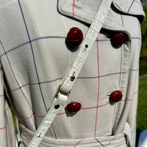 Brahmin Melinda Drawstring Floral Lace Bucket Bag Taupe Gray White Crossbody - Picture 15 of 16